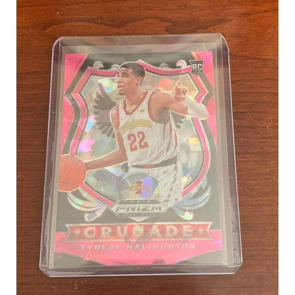 Tyrese Haliburton Green Pink cracked‎ ice
